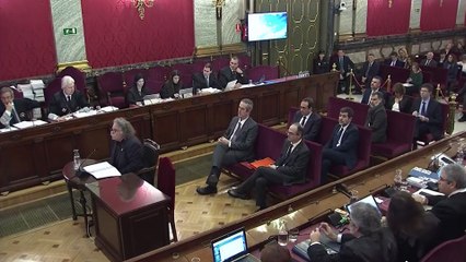 Inici de la declaració de Joan Tardà com a testimoni al judici contra el procés