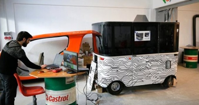 Yerli Sürücüsüz Elektrikli Araç Yola Çıkmaya Hazır