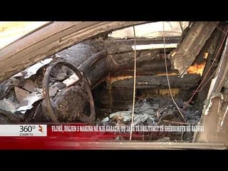 VLORË, DIGJEN 5 MAKINA NË NJË GARAZH, DY JANË TË DREJTORIT TË SHËRBIMEVE NË BASHKI