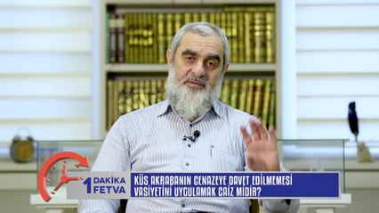 1045) Küs akrabanın cenazeye davet edilmemesi vasiyetini uygulamak caiz midir?/Birfetva