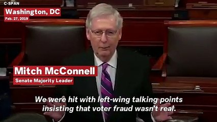 Mitch McConnell Blames North Carolina Election Fraud That Benefited Republicans On Democrats