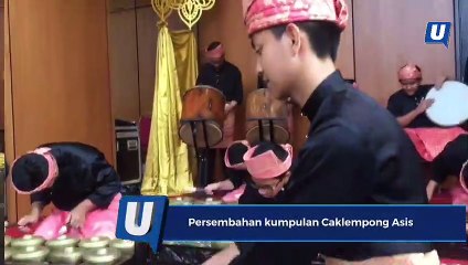 Pasukan Caklempong Asis sambut tetamu HSKU