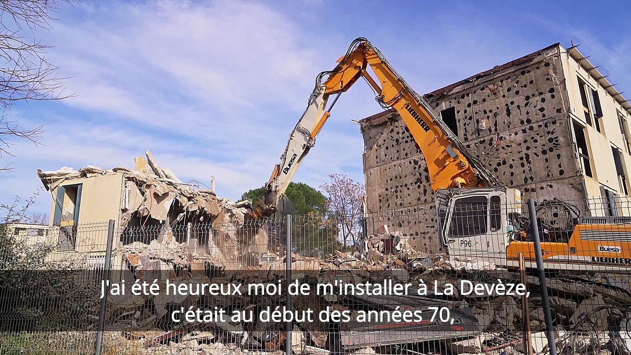 BEZIERS - La Devèze : Robert Ménard fait le point sur les démolitions d'immeubles