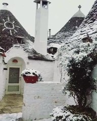 Alberobello neve di febbraio 2019