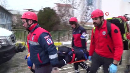 Deprem tatbikatı nefes kesti