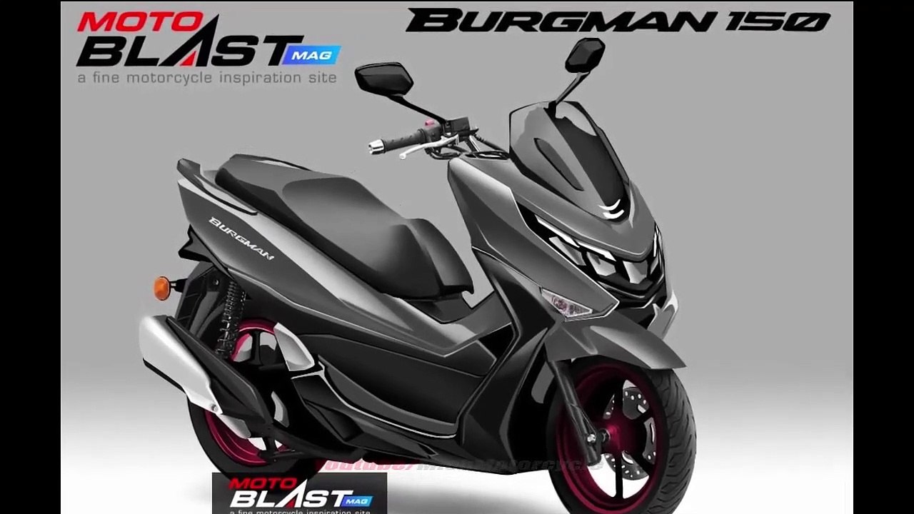 2019 Suzuki Burgman 150cc Leakage Detail Color Version | New Suzuki 150cc Scooter 201