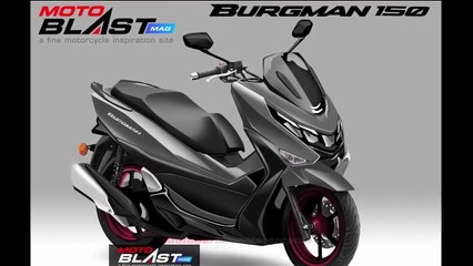 2019 Suzuki Burgman 150cc Leakage Detail Color Version | New Suzuki 150cc Scooter 201