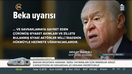 Bahçeli'den uyarılar