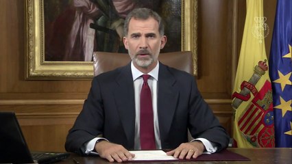 El Rey: "El independnetismo pretende quebrar la unidad de España y soberanía nacional"