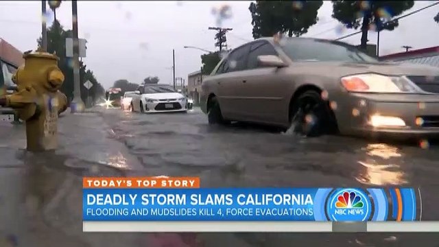 California Winter Storm: Heavy Rain And Snowfall Cause Flooding