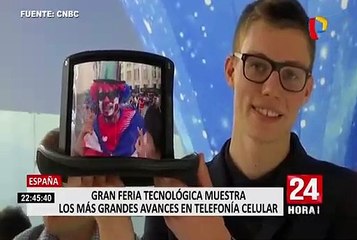 España: feria tecnológica muestra los últimos avances en telefonía celular