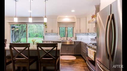 Shapes of Change - A Medinah, IL Kitchen (Before and After)