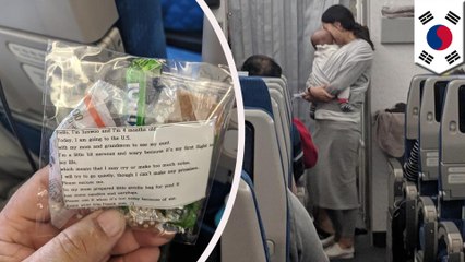 Korean mom gives out 200 crying baby goodie bags on 10-hr flight