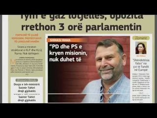 Ora Juaj,  Shtypi i ditës: Tym e gaz lotësjellës, opozita rrethon 3 orë parlamentin