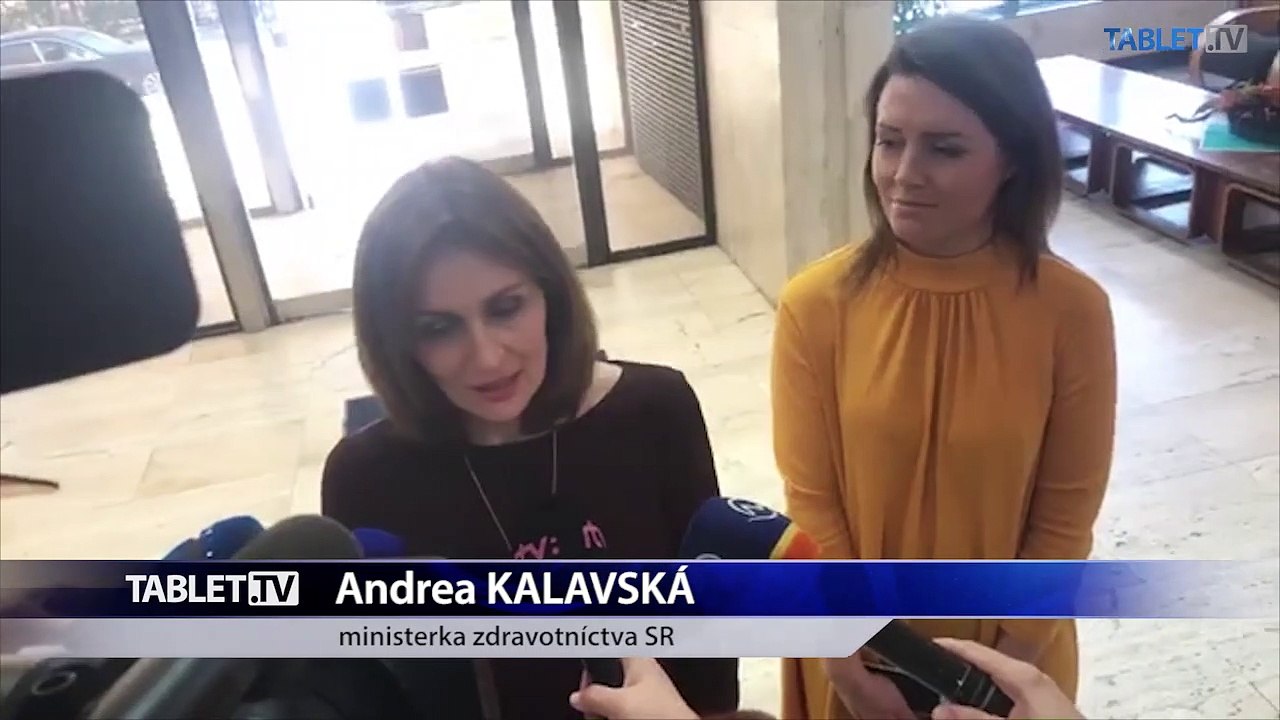 ZÁZNAM: Brífing ministerky zdravotníctva A. Kalavskej