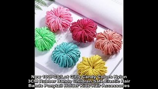 Cute Girl Ponytail Hair Holder Hair Accessories Thin Elastic Rubber Band For Kids Colorful Hair Ties