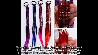 Colorful Wigs Ponytail Hair Ornament Headbands Rubber Bands Beauty Hair Bands Headwear Kids Hair