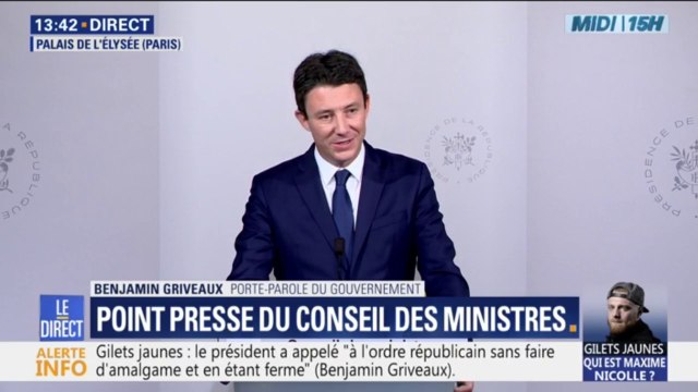 Benjamin Griveaux: Le gouvernement n'a pas été informé de la prise de participation du gouvernement néerlandais dans Air France-KLM