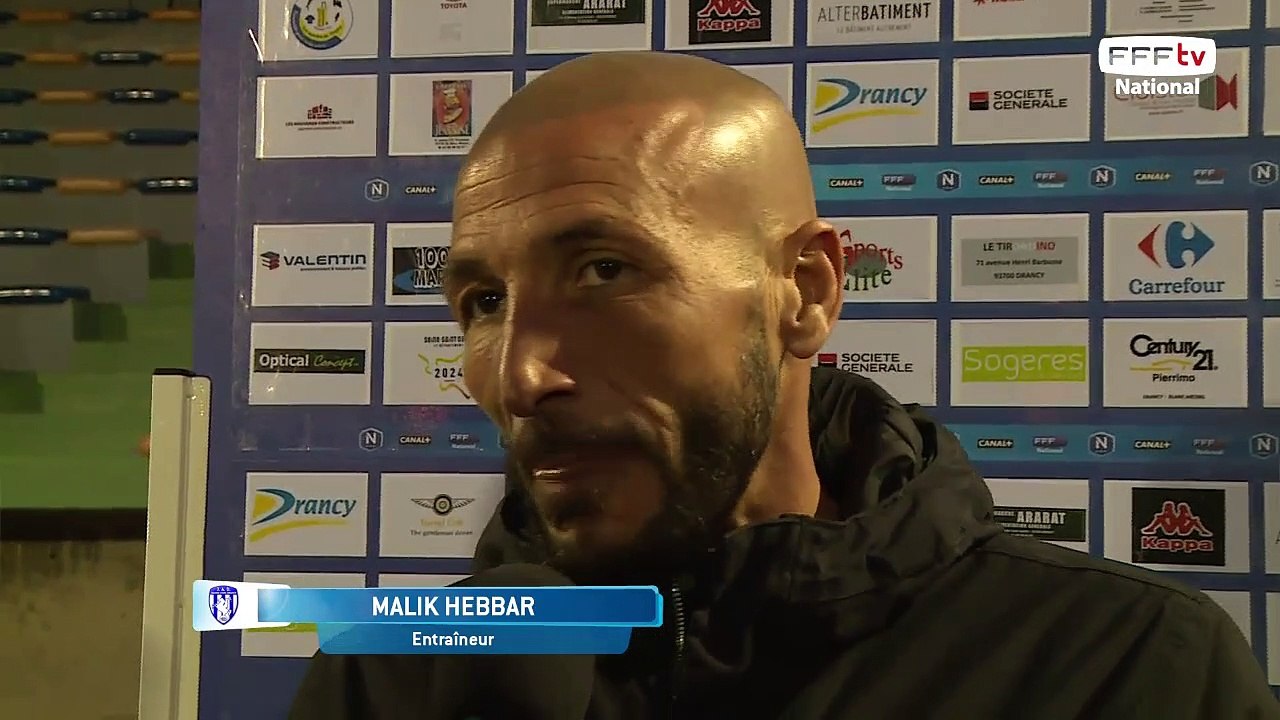 Interview de MALIK HEBBAR coach de la JA Drancy.