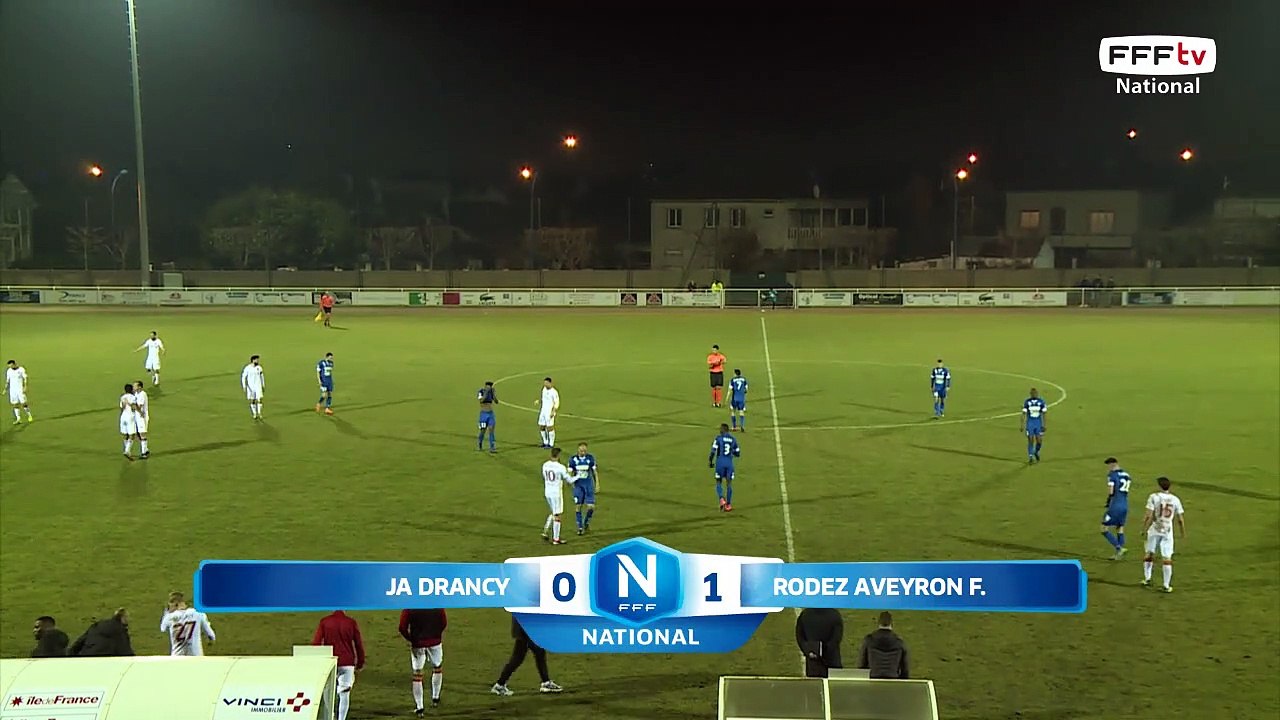 Victoire de Rodez (0-1) sur le terrain de la JA Drancy.