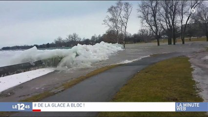 Tsunami de glace au canada