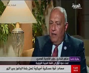 سامح شكرى: دعونا قطر لـ"القمة العربية الأوروبية"