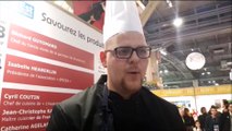 Salon de l'agriculture : Nicolas Herbin, second de  cuisine à l'hôtel-restaurant du Lac de Madine, détaille le menu du jour