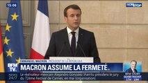 Emmanuel Macron condamne de nouveau les violences dans les manifestations du samedi