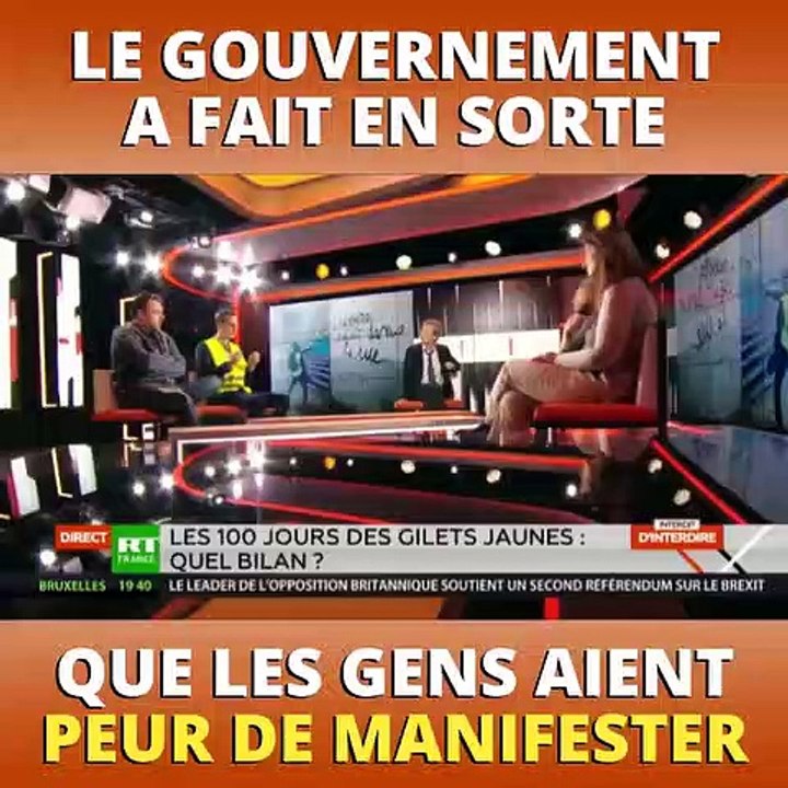 «Aujourd'hui dans le pays des droits de l'homme, on a fait en sorte que les gens aient peur d'exercer une liberté fondamentale: la liberté d'expression.»