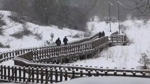 Bolu Dağı'nda Kar Yağışı Etkisini Arttırdı