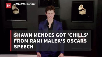 Shawn Mendes Was Blown Away By Rami Malek Oscar Speech