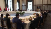 Cumhurbaşkanı Erdoğan, Doğu ve Güneydoğu Anadolu bölgesinden bazı kanaat önderlerini kabul etti (1) - ANKARA