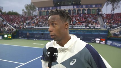 Dubaï - Monfils : "Un peu timide en début de match"