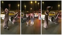 بطريقة مضحكة.. شابان يرقصان في شوارع السعودية والنهاية مأساة