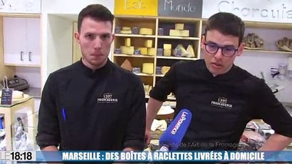Marseille : des boîtes à raclettes livrées à domicile