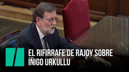 El rifirrafe de Mariano Rajoy sobre Iñigo Urkullu