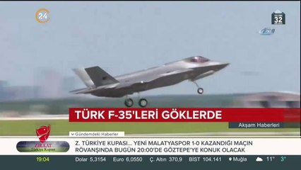Türk F-35'leri göklerde