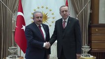 Cumhurbaşkanı Erdoğan, TBMM Başkanı Şentop'u Kabul Etti