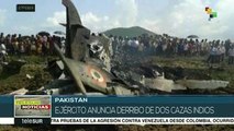 Pakistán anuncia el derribo de dos cazas indios en su espacio aéreo