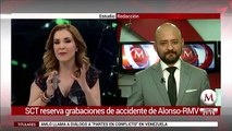 SCT reserva grabaciones de accidente de Alonso y Rafael Moreno