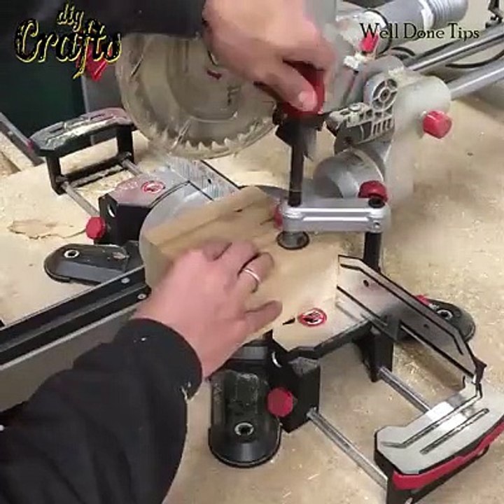 How to make a colored led lamp from pallet wood blocks