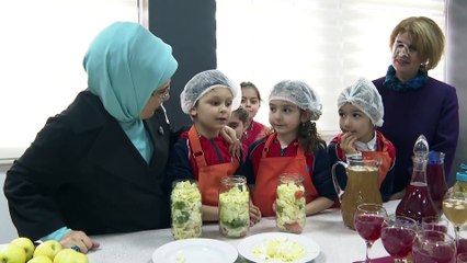 Emine Erdoğan, Tasarım Beceri Atölyelerini ziyaret etti (2) - ANKARA