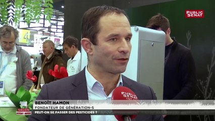 « Ce salon de l’agriculture se fait au moment où la présidence roumaine de l’UE est sponsorisée par Coca-Cola », cingle Benoît Hamon