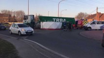 Accident mortel à Tertre entre un camion et  un cycliste