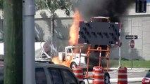 Truck Burns to the Ground in Minutes