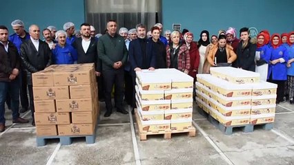 Mehmetçik'e 250 kilo pestil ve köme - GÜMÜŞHANE