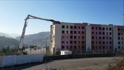 Le quartier de La Plata démoli à Tarare