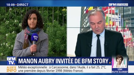 Manon Aubry: "À  trois mois du scrutin, il est désormais temps de parler d’idées et de projets, et de les confronter"