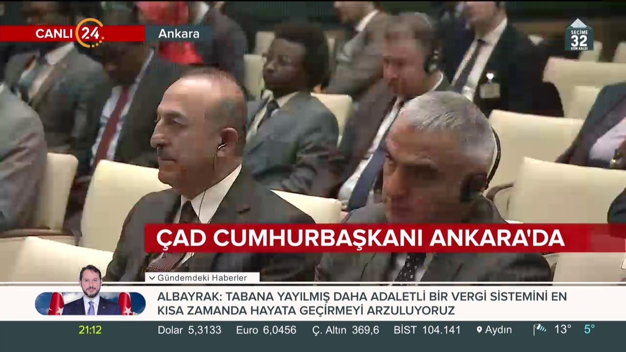 Çad Cumhurbaşkanı Ankara'da