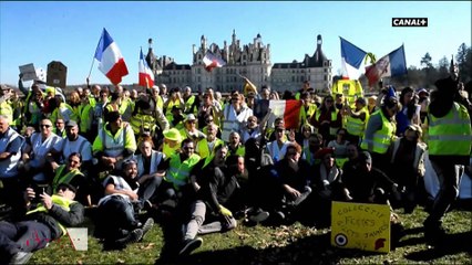 Gilets jaunes : pique-nique au château de Chambord